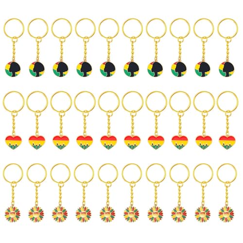 Zincs Schlüsselanhänger aus Legierung, Schwarz, Monat, Souvenir, Kulturzubehör, Partyzubehör, Dekoration, 30 Stück Zincs Schlüsselanhänger aus Legierung, Schwarz, Monat, Souvenir, Kulturzubehör, Partyzubehör, Dekoration, 30 Stück von Cnrfeoap