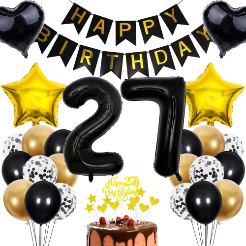 Cnrose Deko 27. Geburtstag Mann Tortendeko 27 Geburtstag Frau Männer Deko Geschenk für 27. Geburtstag Männer Rosegold Geburtstag 27 Mann 27 jahre Geburtstag deko Ballon 27 Geburtstag 27 jahre Mann Cnrose Deko 27. Geburtstag Mann Tortendeko 27 Geburtstag Frau Männer Deko Geschenk für 27. Geburtstag Männer Rosegold Geburtstag 27 Mann 27 jahre Geburtstag deko Ballon 27 Geburtstag 27 jahre Mann von Cnrose