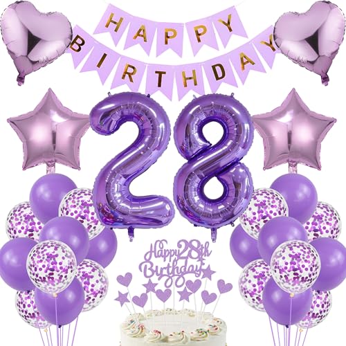 28 Geburtstag Mann Deko 28. Geburtstag Frauen Tortendeko Geschenk für 28. Geburtstag Frauen Lila Geburtstag 28 Mann 28 jahre Geburtstag deko Ballon 28 Geburtstag 28 jahre Frauen Geburtstagsdeko 28 Geburtstag Mann Deko 28. Geburtstag Frauen Tortendeko Geschenk für 28. Geburtstag Frauen Lila Geburtstag 28 Mann 28 jahre Geburtstag deko Ballon 28 Geburtstag 28 jahre Frauen Geburtstagsdeko von Cnrose
