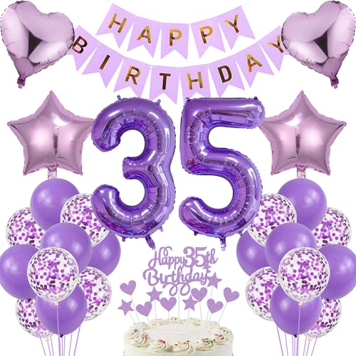 35 Geburtstag Mann Deko 35. Geburtstag Frauen Tortendeko Geschenk für 35. Geburtstag Frauen Lila Geburtstag 35 Mann 35 jahre Geburtstag deko Ballon 35 Geburtstag 35 jahre Frauen Geburtstagsdeko 35 Geburtstag Mann Deko 35. Geburtstag Frauen Tortendeko Geschenk für 35. Geburtstag Frauen Lila Geburtstag 35 Mann 35 jahre Geburtstag deko Ballon 35 Geburtstag 35 jahre Frauen Geburtstagsdeko von Cnrose
