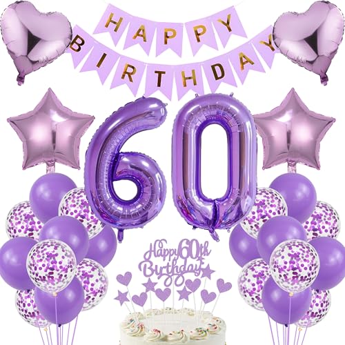 60 Geburtstag Mann Deko 60. Geburtstag Frauen Tortendeko Geschenk für 60. Geburtstag Frauen Lila Geburtstag 60 Mann 60 jahre Geburtstag deko Ballon 60 Geburtstag 60 jahre Frauen Geburtstagsdeko 60 Geburtstag Mann Deko 60. Geburtstag Frauen Tortendeko Geschenk für 60. Geburtstag Frauen Lila Geburtstag 60 Mann 60 jahre Geburtstag deko Ballon 60 Geburtstag 60 jahre Frauen Geburtstagsdeko von Cnrose