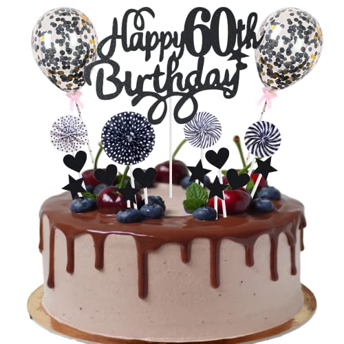 Tortendeko 60 Geburtstag Deko Kuchen Topper 60 Kuchen Deko 60 Geburtstag Mann Happy Birthday 60 Tortendeko 60 Jahre Mann Frau Kuchendeko 60. Geburtstag Mann Schwarz Tortendeko 60. Geburtstag Mann Frau von Cnrose