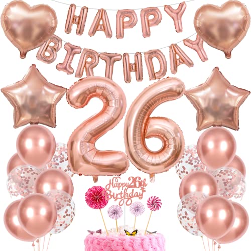 Deko 26. Geburtstag Frauen Tortendeko 26 Geburtstag Frauen Deko Geschenk für 26. Geburtstag Frauen Rosegold Geburtstag 26 Frauen 26 jahre Geburtstag deko Ballon 26 Geburtstag 26 jahre Frauen Deko 26. Geburtstag Frauen Tortendeko 26 Geburtstag Frauen Deko Geschenk für 26. Geburtstag Frauen Rosegold Geburtstag 26 Frauen 26 jahre Geburtstag deko Ballon 26 Geburtstag 26 jahre Frauen von Cnrose