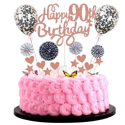 Tortendeko mann frauen 90. Geburtstag Hello 90 Cake Topper Rosegold Schwarz mit Herz Stern Ballon Kuchendeko 90. Geburtstag frauen Happy 90th Birthday Tortendeko 90 jahre frauen 90 Geburtstag frauen Tortendeko mann frauen 90. Geburtstag Hello 90 Cake Topper Rosegold Schwarz mit Herz Stern Ballon Kuchendeko 90. Geburtstag frauen Happy 90th Birthday Tortendeko 90 jahre frauen 90 Geburtstag frauen von Cnrose