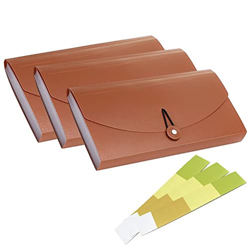 3 Stück 13 Taschen Scheck-Rechnungsordner, erweiterbarer Coupon-Währungs-Organizer mit Etikett, kleiner Akkordeon-Ordner, Karten-Ticket-Halter, Kunststoff-Business-Dokumenten-Organizer 3 Stück 13 Taschen Scheck-Rechnungsordner, erweiterbarer Coupon-Währungs-Organizer mit Etikett, kleiner Akkordeon-Ordner, Karten-Ticket-Halter, Kunststoff-Business-Dokumenten-Organizer von Co-link