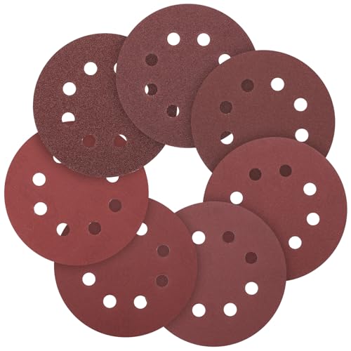 CoCud 80 Stück 125mm 5 Zoll Schleifscheiben 40/60/80/100/150/180/240/320 Körnung 8-Loch Rund Klett-Schleifpapier für Exzenterschleifer Auto KFZ CoCud 80 Stück 125mm 5 Zoll Schleifscheiben 40/60/80/100/150/180/240/320 Körnung 8-Loch Rund Klett-Schleifpapier für Exzenterschleifer Auto KFZ von CoCud