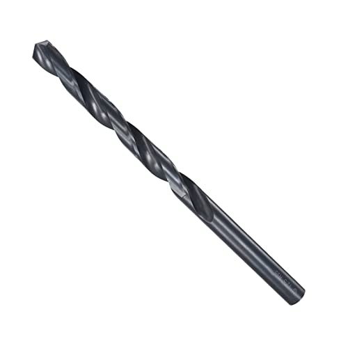 CoCud Drehbohrer 12.5mm Bohren Durchmesser Schwarzoxid Hochleistungsstahl Extra Lang Gerade Schaft - (Verwendung: für Edelstahl Legierung Metall) 1Stk von CoCud