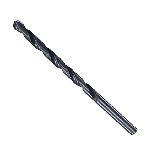 CoCud Drehbohrer 9.5mm Bohren Durchmesser Schwarzoxid Hochleistungsstahl Extra Lang Gerade Schaft - (Verwendung: für Edelstahl Legierung Metall) 1Stk von CoCud