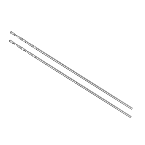 CoCud Feste Hartmetall Bohrkronen 0.55mm Durchmesser K35 Wolfram Hartmetall Präzision Mini Drehen Bohrköpfe - (Verwendung: für Edelstahl Legierung Metall) 2Stk von CoCud