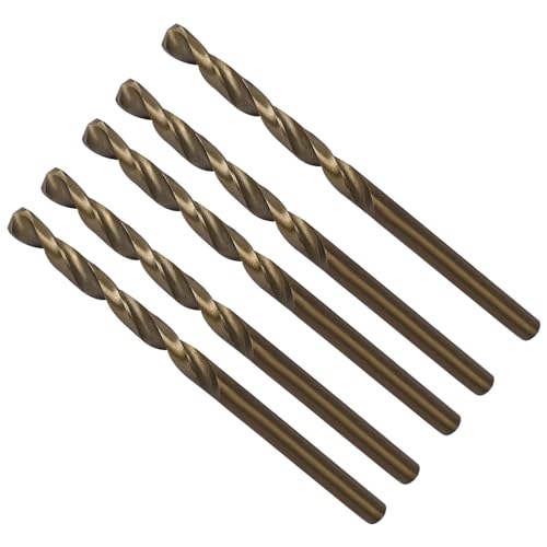 CoCud Hochgeschwindigkeitsstahl-Kobalt-Spiralbohrer, Durchmesser 3,1 mm, Länge 60 mm, gerade Spiralbohrer - (Anwendungen: für Metall, Holz, Kunststoff, Aluminium), 5 Stück von CoCud