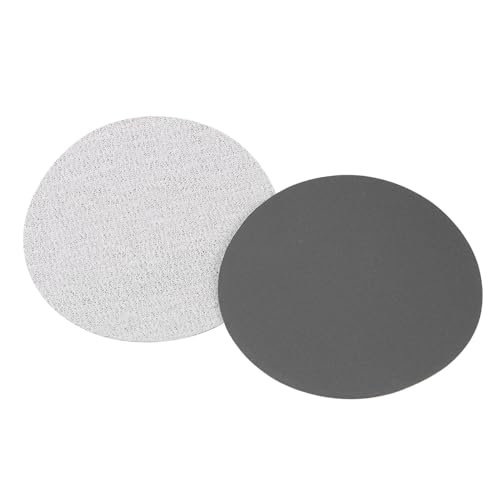 CoCud Klett-Schleifscheiben, 3 Zoll 75mm Schleifpapiere 800 Körnung Siliziumkarbid-Finishscheiben - (Anwendungen: für Holz Metall Gipskarton), 30 Stück von CoCud