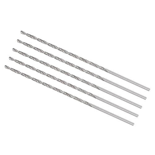 CoCud Mini Spiralbohrer Bohrer 1.6mm Bohrer Durchmesser 75mm Gesamt Länge Schnellarbeitsstahl Spiralbohrer Bit - (Anwendung: für Metall Plastik und Holzarbeiten) 5Stk von CoCud