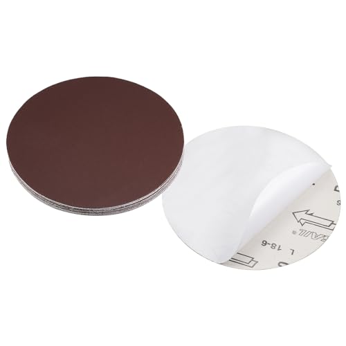 CoCud PSA Schleifscheiben, 6 Zoll Durchmesser, 240 Körnung, selbstklebendes Schleifpapier - (Anwendungen: für Holzbearbeitung und Metallbearbeitung), 20 Stück von CoCud