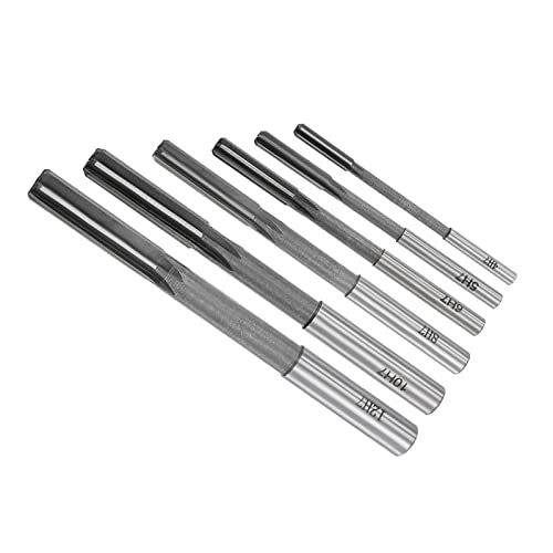 CoCud Spannen Reibahle Set 4mm 5mm 6mm 8mm 10mm 12mm Durchmesser H7 Fräswerkzeug - (Anwendungen: für Drehbank Bohren Maschine) 6Stk von CoCud