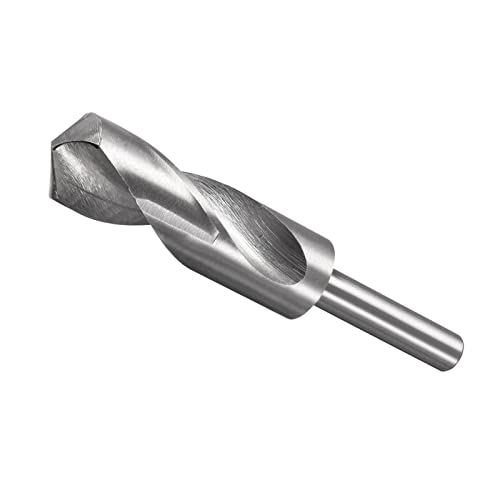 CoCud Verringert Schaft Spiralbohrer 27mm Schnitt Kante 1/2" Schaft Schnellstahl 4241 Poliert Drehung Bohreinsätze - (Anwendungen: für Aluminum Kupfer Holz Plastik) von CoCud