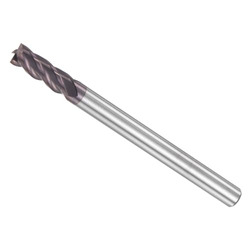 CoCud Vierkantfräser, 4mm x 10mm Schneiden, 4mm Schaft, AlTiN-beschichtetes M30-Mikrokornkarbid, 4 Flöten CNC-Fräser-Bits - (Anwendungen: zum Fräsen von Edelstahl, gehärtetem Stahl) von CoCud