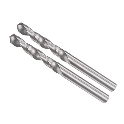 CoCud Voll Hartmetall Bohrer Bit 3.5mm Durchmesser YG6 (C2/K20) Wolfram Hartmetall Gerade Schaft Spiralbohrer - (Anwendung: für Edelstahl Stahl Legierung) 2Stk von CoCud