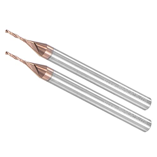 CoCud Vollhartmetall Bohrer Bit 1mm Durchmesser 4mm Schaft Nanometer Titan Beschichtet Gedreht Bohrer Bit - (Anwendung: für Edelstahl Stahl Kohlenstoff Stahl 2Stk CoCud Vollhartmetall Bohrer Bit 1mm Durchmesser 4mm Schaft Nanometer Titan Beschichtet Gedreht Bohrer Bit - (Anwendung: für Edelstahl Stahl Kohlenstoff Stahl 2Stk von CoCud