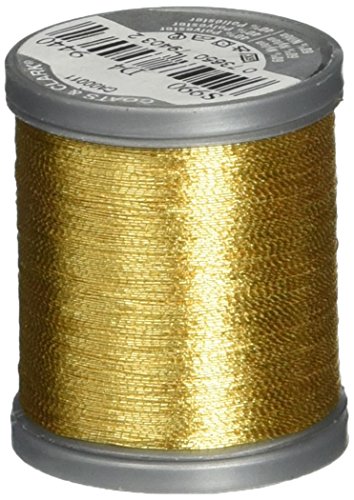 Coats Thread & Zippers Metallfaden, 125 Yard, Gold von Coats Thread & Zippers
