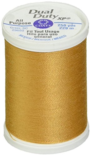Coats Thread & Zippers S910-7570 Dual Duty XP Allzweckgewinde, 220 m, Mine Gold von Coats Thread & Zippers