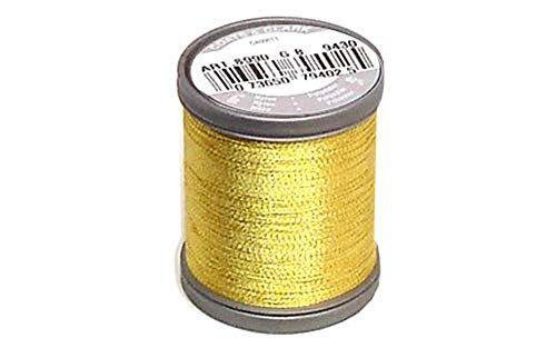 Bulk Buy: Coats & Clark Metallic Thread 125 Yards Bright Gold S990 Multi – 9430 (3er Pack) von Coats & Clark