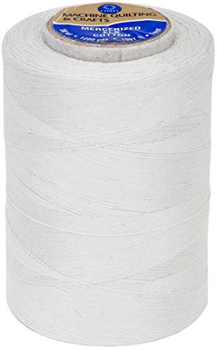 Coats Cotton Machine Quilting Solid Thread 1200yd-Silver Coats Cotton Machine Quilting Solid Thread 1200yd-Silver von Coats & Clark