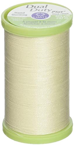 MEZ Nähgarne Dual Duty Handquilting, 325yds 08020 3,1cm x 5,5cm x 3cm von Coats & Clark