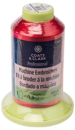 Coats Professional Machine Embroidery Thread 4000yd-Red -6965-2250 von Coats: Thread & Zippers