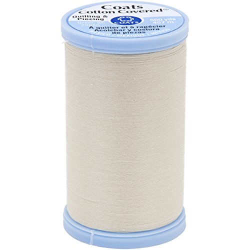 Coats Baumwollbezogenes Quilt- und Nähgarn zum Nähen, 457 m, Natur von Coats