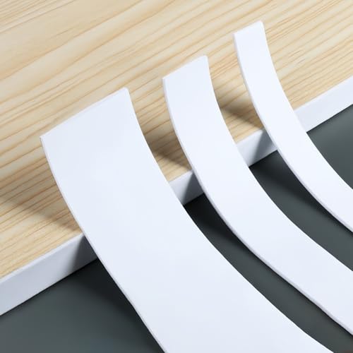 Coayuou Kantenumleimer PVC Möbel Kantenschutz 5m Rolle Kantenschutzprofil Weiss Einfach Zu Verarbeiten Für Möbelpflege Ideal Für Küche, Bad Und Mehr(Weiß 3 mm,30mm) von Coayuou
