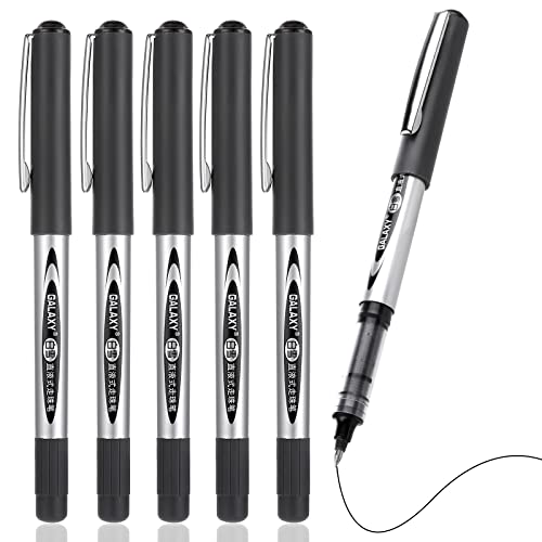 Cobee Tintenroller Gel Tintenstift, 6Stück 0,5mm Kugelschreiber mit Schwarzer Tinte Schnell Trocknend Flüssige Feine Spitze Glatter Schreibstift Büromaterial für Journaling Skizzieren Schule Geschäft Cobee Tintenroller Gel Tintenstift, 6Stück 0,5mm Kugelschreiber mit Schwarzer Tinte Schnell Trocknend Flüssige Feine Spitze Glatter Schreibstift Büromaterial für Journaling Skizzieren Schule Geschäft von Cobee