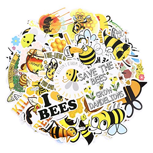 cobee Honigbienen Aufkleber, 100 Stück Cartoon Bienen Aufkleber wasserdicht Vinyl Aufkleber DIY Deko Aufkleber für Laptop Computer Kinder Teenager cobee Honigbienen Aufkleber, 100 Stück Cartoon Bienen Aufkleber wasserdicht Vinyl Aufkleber DIY Deko Aufkleber für Laptop Computer Kinder Teenager von Cobee