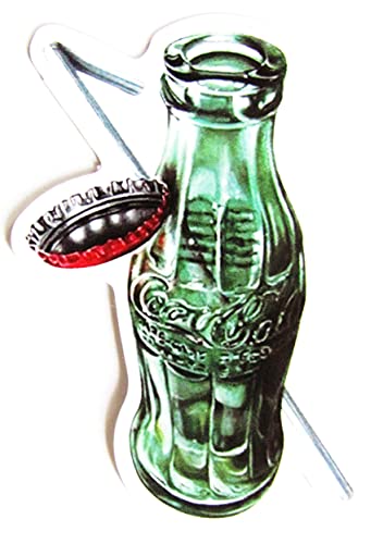 Coca C o l a - Aufkleber - Flasche mit Trinkhalm & Kronkorken - Motiv 078-67 x 50 mm Coca C o l a - Aufkleber - Flasche mit Trinkhalm & Kronkorken - Motiv 078-67 x 50 mm von Sudsty