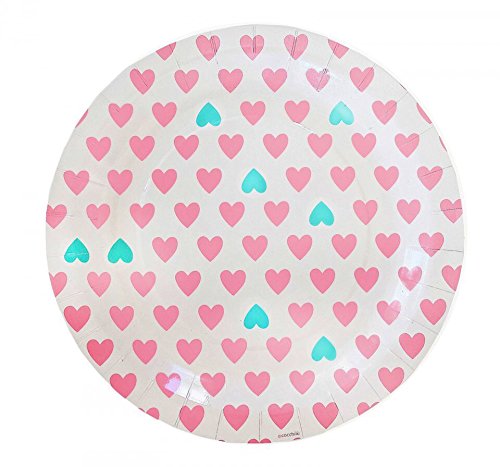 Cocchilu 8 Teller Herz rosa 23 cm bunt 5CC2409761 Cocchilu 8 Teller Herz rosa 23 cm bunt 5CC2409761 von Cocchilu