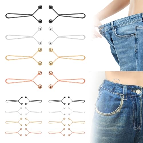 Coco Berming 24 Stück Hosenbund Enger Machen, Hosen Enger Machen Clip, Hosen Verkleinern Clip, Jeans Enger Machen Clip, Knöpfe Hosen Enger Machen Coco Berming 24 Stück Hosenbund Enger Machen, Hosen Enger Machen Clip, Hosen Verkleinern Clip, Jeans Enger Machen Clip, Knöpfe Hosen Enger Machen von Coco Berming
