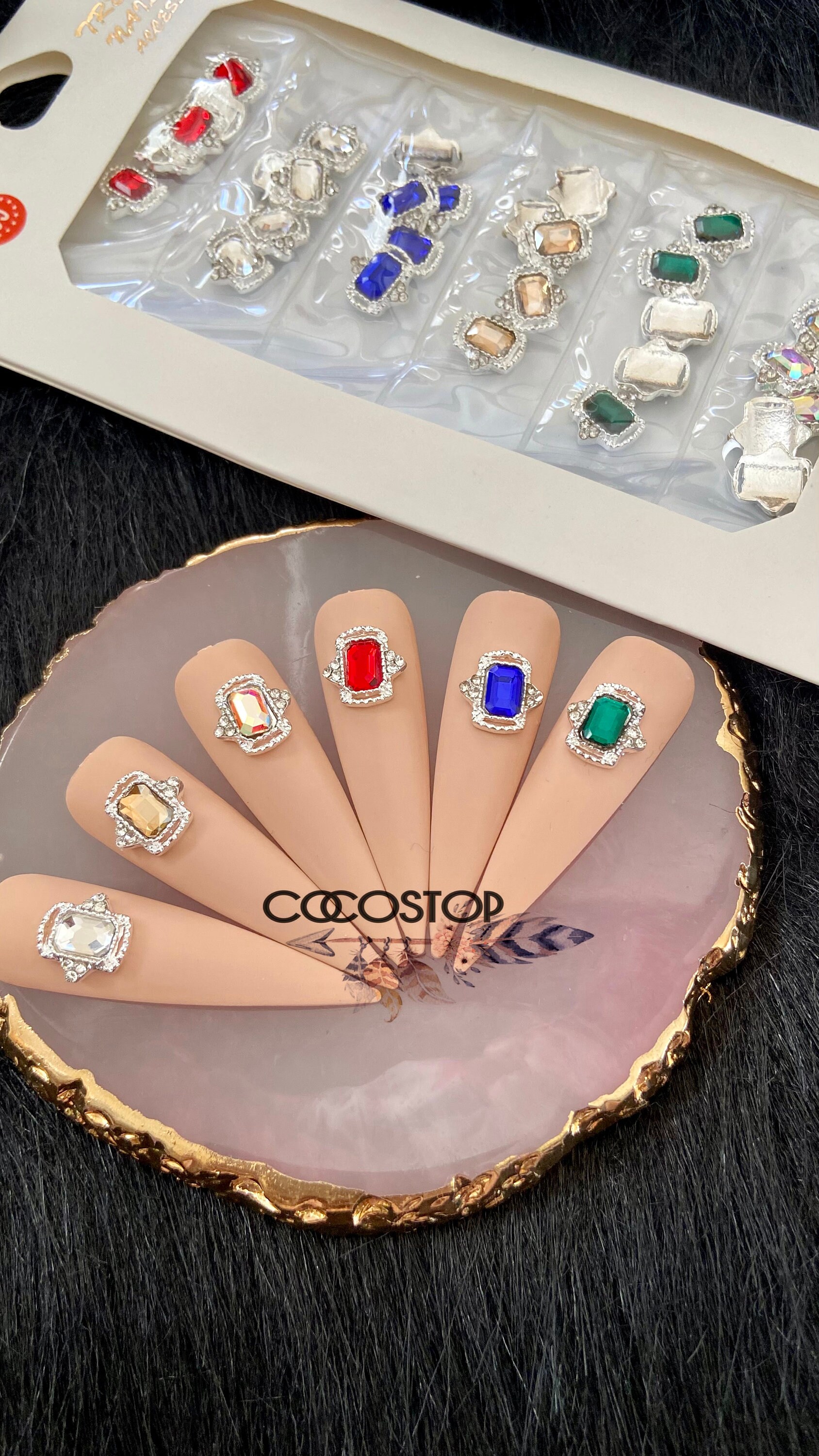 30 Stück Luxus Nagelschmuck 3D Nagel Charms Nailart 30 Stück Luxus Nagelschmuck 3D Nagel Charms Nailart von CocoStop
