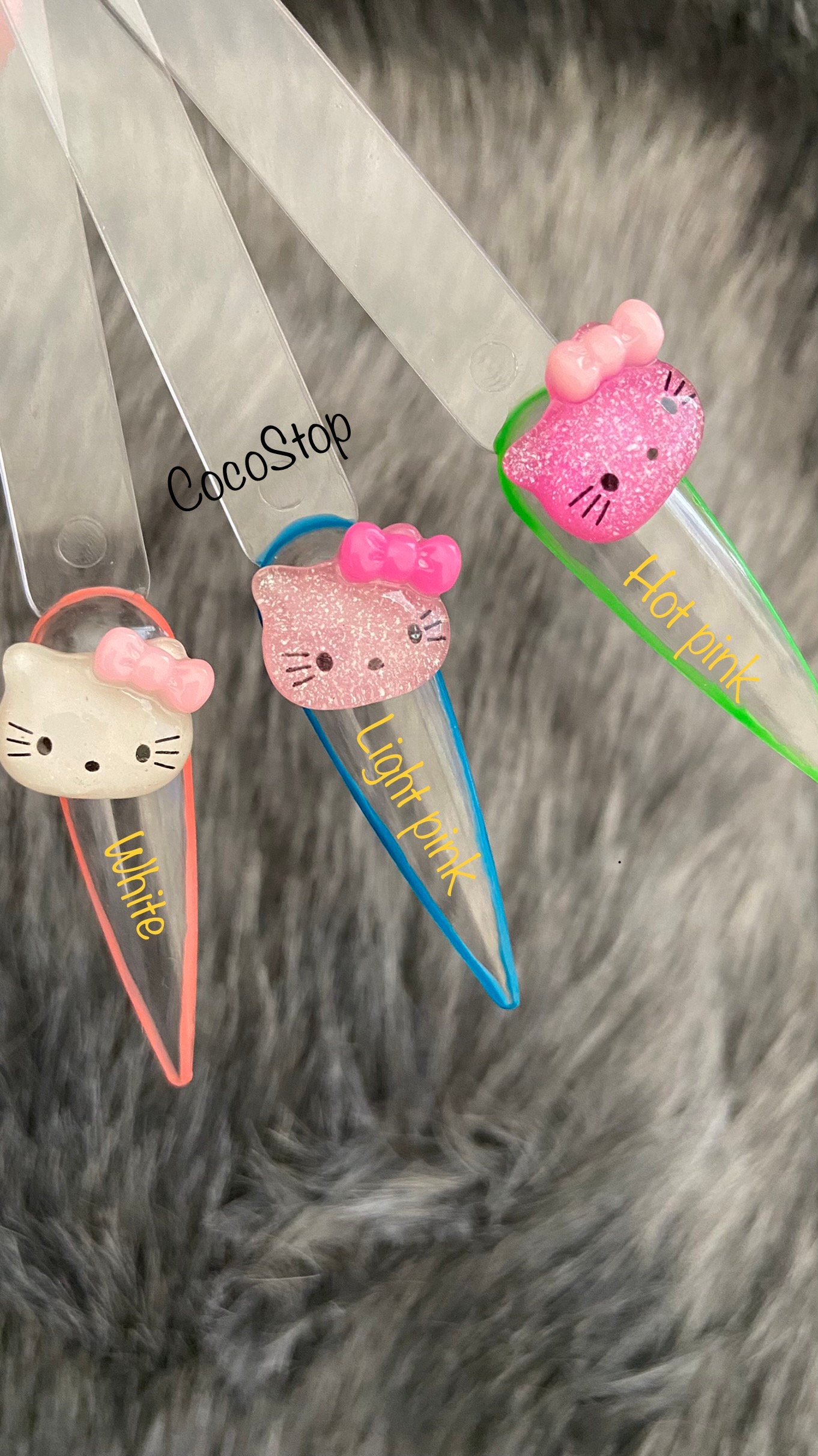 5/10 Stück Resin Cabochon Kitty 3D Nagel Charms 5/10 Stück Resin Cabochon Kitty 3D Nagel Charms von CocoStop