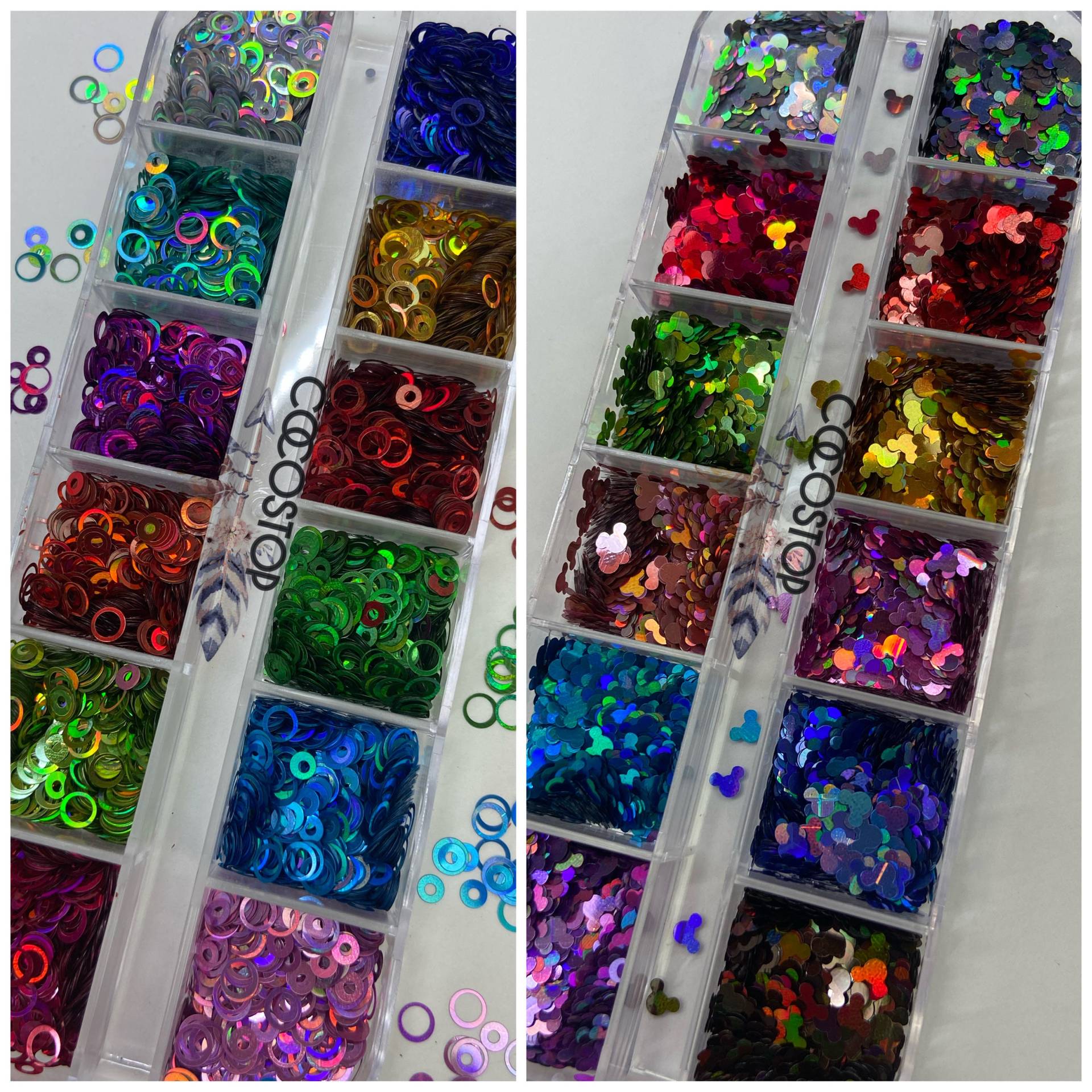 Holographic Glitzer Mini Maus Kreis Nagel Pailletten Flocken Nail Art Diy Crafts Holographic Glitzer Mini Maus Kreis Nagel Pailletten Flocken Nail Art Diy Crafts von CocoStop