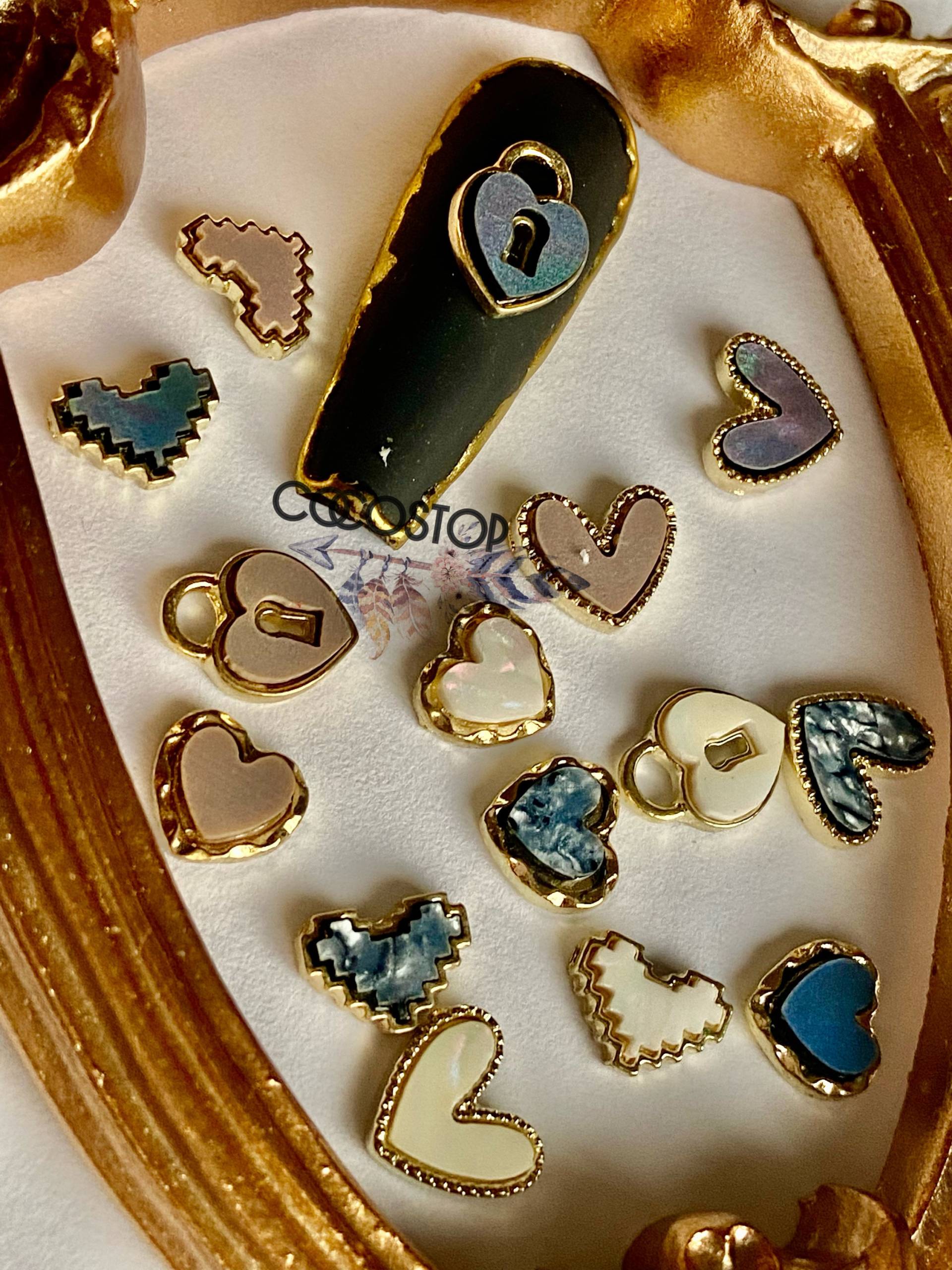 Valentine Peach Liebe Schloss Herz Schmuck Nagel Charms Ornamente Für Nail Art Dekoration Diy Handwerk Valentine Peach Liebe Schloss Herz Schmuck Nagel Charms Ornamente Für Nail Art Dekoration Diy Handwerk von CocoStop