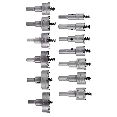Cocoarm 16 18 20 22 Mm TCT-Bohrer-Lochsägen-Set aus Edelstahl mit Hartmetallspitze, 13-teilig, Hervorragende Spanentfernungsleistung, für Tischbohrmaschine, Elektrisches Bohrfutter Cocoarm 16 18 20 22 Mm TCT-Bohrer-Lochsägen-Set aus Edelstahl mit Hartmetallspitze, 13-teilig, Hervorragende Spanentfernungsleistung, für Tischbohrmaschine, Elektrisches Bohrfutter von Cocoarm
