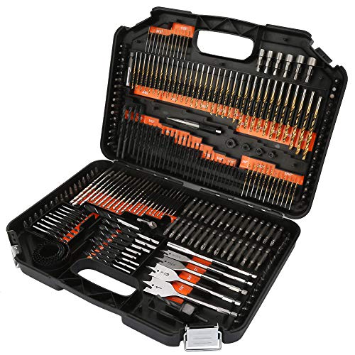 246 in 1 Multifunktionales Kombinationsbohrer-Set Schraubendreher-Set Präzisions-Schraubendreher DIY-Reparaturwerkzeug-Kit mit schwarzer Kunststoffbox von Cocoarm