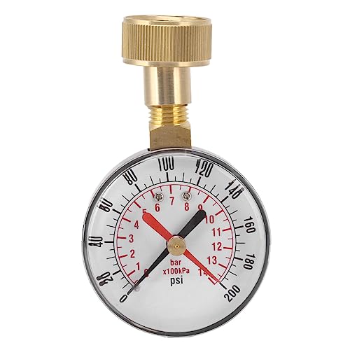 3/4 Weibliche Gewindedruckmessung 3/4 Zoll Weiblicher Schlauchfaden Wasserdruck 0-200psi 0-14BAR mit Speicher Red Zeiger Zum Messen des Wasserdrucks 3/4 Weibliche Gewindedruckmessung 3/4 Zoll Weiblicher Schlauchfaden Wasserdruck 0-200psi 0-14BAR mit Speicher Red Zeiger Zum Messen des Wasserdrucks von Cocoarm