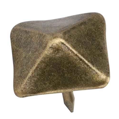 Cocoarm 50 Stück Polsternägel Möbel, Dekorative Nägel Retro Cyan Bronze Eisen Türnägel für Sofa Tür Wohnkultur mit Scharfer Spitze Starke Befestigung (Seitenlänge 19 mm * Gesamtlänge 20 mm) von Cocoarm