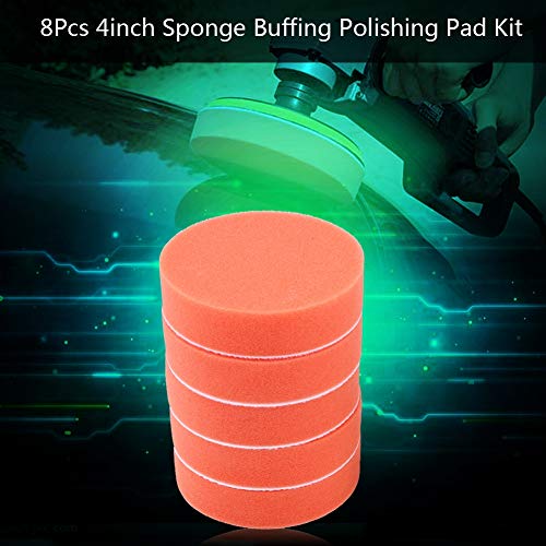 Cocoarm 8pcs 4inch Schwamm Buffing Polishing Pad Kit Autospolierer Adapter Einfacher Waschkreis Wiederverwendbar mit Klebstoff -Backing -Pad für Professionelles Polieren von Autos Cocoarm 8pcs 4inch Schwamm Buffing Polishing Pad Kit Autospolierer Adapter Einfacher Waschkreis Wiederverwendbar mit Klebstoff -Backing -Pad für Professionelles Polieren von Autos von Cocoarm