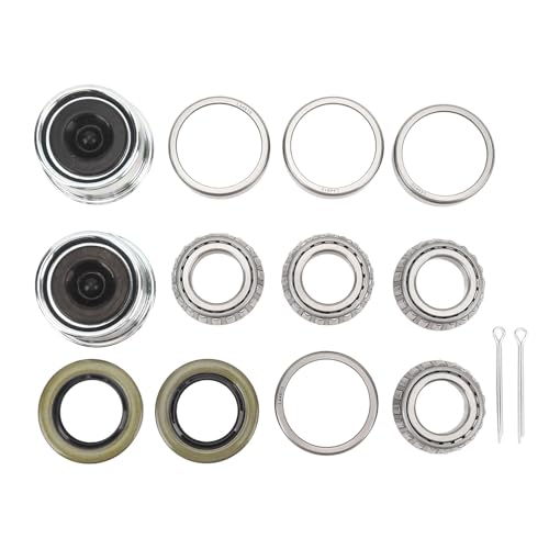 Cocoarm Anhängerachse-Hub-Tragetkit L44643 L44610 Bootsanhängerlager Kit mit 14 Teilen Chromstahllegierung für 1 Zoll 2000-2200 Lb Achse Cocoarm Anhängerachse-Hub-Tragetkit L44643 L44610 Bootsanhängerlager Kit mit 14 Teilen Chromstahllegierung für 1 Zoll 2000-2200 Lb Achse von Cocoarm