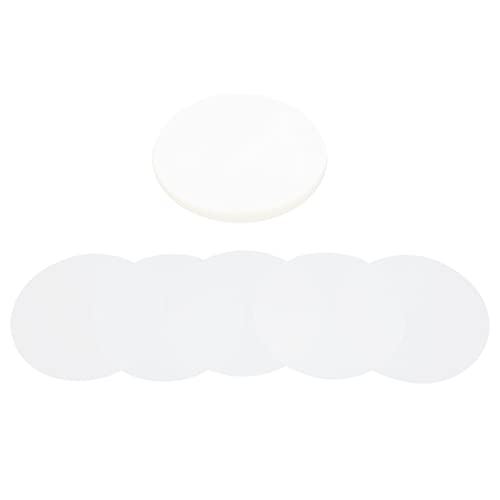 Cocoarm Circle Mylars Plastic Badge Filme 100 Stück PVC -Schutzdeckel für Button Maker DIY Arts Crafts mit Transparentem Design (58MM) von Cocoarm