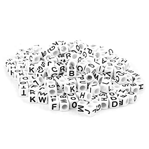 Cocoarm Erstellen Sie Einzigartige Schmuck, 300pcs Schwarz -Weiß -Acryl Buchstabenperlen für Armbänder, Halsketten, Schlüsselketten, Großartige Idee, Vielseitige Verwendung, Bildungswerkzeug, Cocoarm Erstellen Sie Einzigartige Schmuck, 300pcs Schwarz -Weiß -Acryl Buchstabenperlen für Armbänder, Halsketten, Schlüsselketten, Großartige Idee, Vielseitige Verwendung, Bildungswerkzeug, von Cocoarm