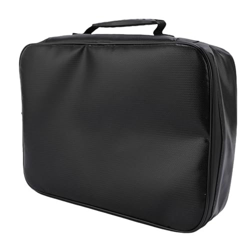 Cocoarm Feuerfeste Dokumentkiste mit Schloss, Wasserfestem Hard-Fall, Sichere Lagerung für Wichtige Papiere 14.2x11.0x3.5in Ideal für Zuhause und Büro von Cocoarm