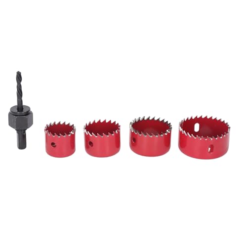 Cocoarm Holzbearbeitungslochsäure-Set, M42 Stahlleitungslochöffner Kit 32-54 Mm für Aluminiumstahl aus Kunststoffholz von Cocoarm
