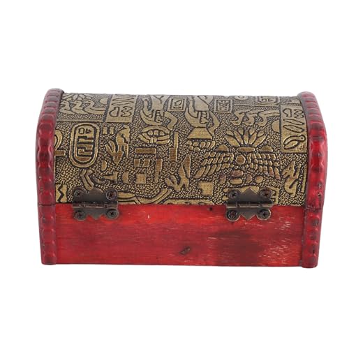 Cocoarm Holzschmuck Aufbewahrungsbox Vintage Europäischer Klassischer Schmuck Organizer Handgefertigte Schatzkiste mit Passwortschloss für Armbänder Ohrringe Anhänger Broschen Broschen (Kleine Cocoarm Holzschmuck Aufbewahrungsbox Vintage Europäischer Klassischer Schmuck Organizer Handgefertigte Schatzkiste mit Passwortschloss für Armbänder Ohrringe Anhänger Broschen Broschen (Kleine von Cocoarm